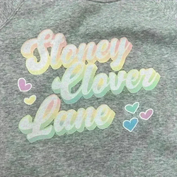 Stoney Clover Lane X Target collab Grey size Large pull over sweatshirt - Picture 2 of 6